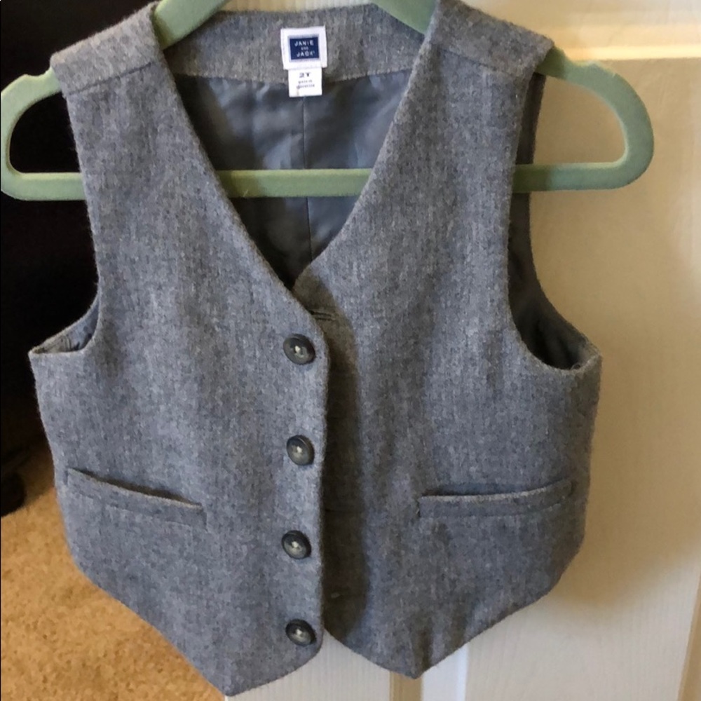 Waist coat , pants and a bow